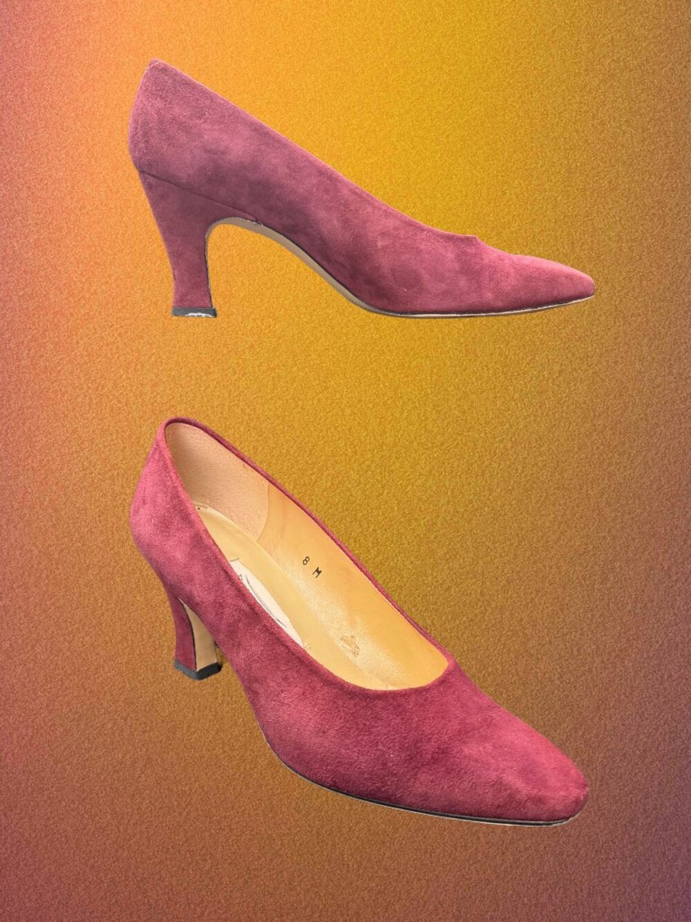 BEAUTIFUL 8W Vintage Suede Bandolino Heels ✨